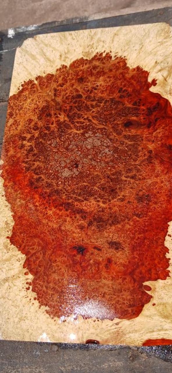 Close-up dos veios de madeira